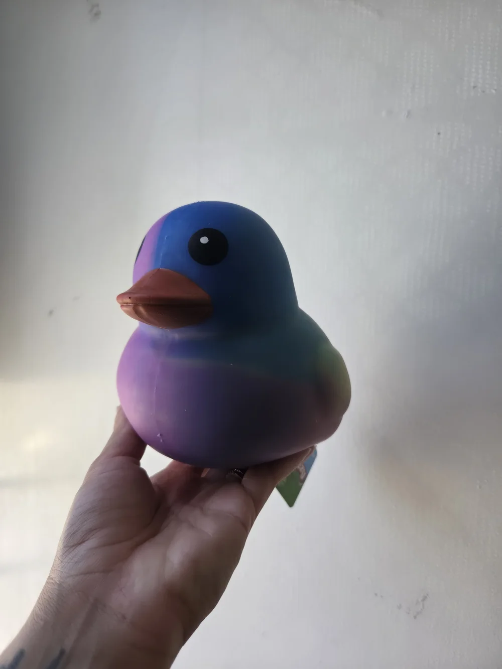 Sunny Days Jumbo Squeezy Duck – Tie-Dye Squishy Stress Relief Toy – New